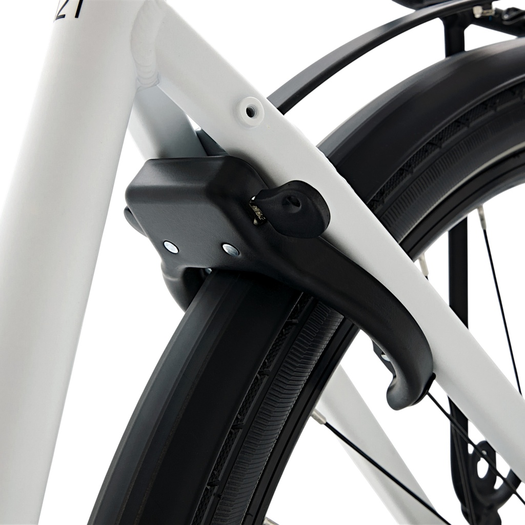 AsVIVA City E-Bike Stadtfalter B14 – Grau/Weiß – Ansicht 12