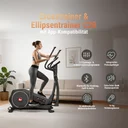 Der AsVIVA Crosstrainer C28 Runner in der Gesamtansicht als elliptischer Ergometer für das Heimtraining