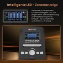 LED-Zonenanzeige des AsVIVA Crosstrainers C28 Runner zur farbigen Darstellung der Trainingsintensität