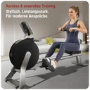 Aerobes und anaerobes Training auf dem AsVIVA Rudergeraet RA20 in Schwarz Aerobes und anaerobes Training auf dem AsVIVA Rudergeraet RA20 in Schwarz