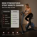 AsVIVA Ergometer Heimtrainer LED H12 Tiefeinsteiger – Ansicht 8