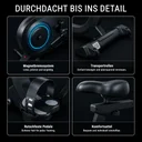 AsVIVA Ergometer Heimtrainer LED H12 Tiefeinsteiger – Ansicht 4