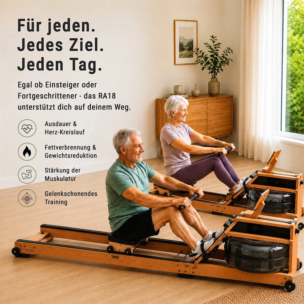 Natürliches Rudergefühl & effektives Ganzkörpertraining