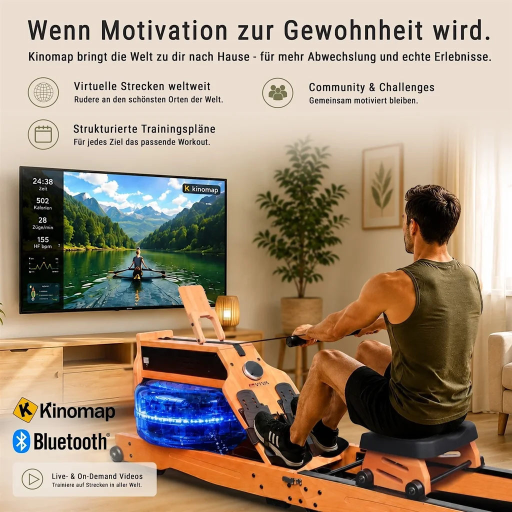 Bluetooth & Kinomap – trainiere auf Strecken aus aller Welt