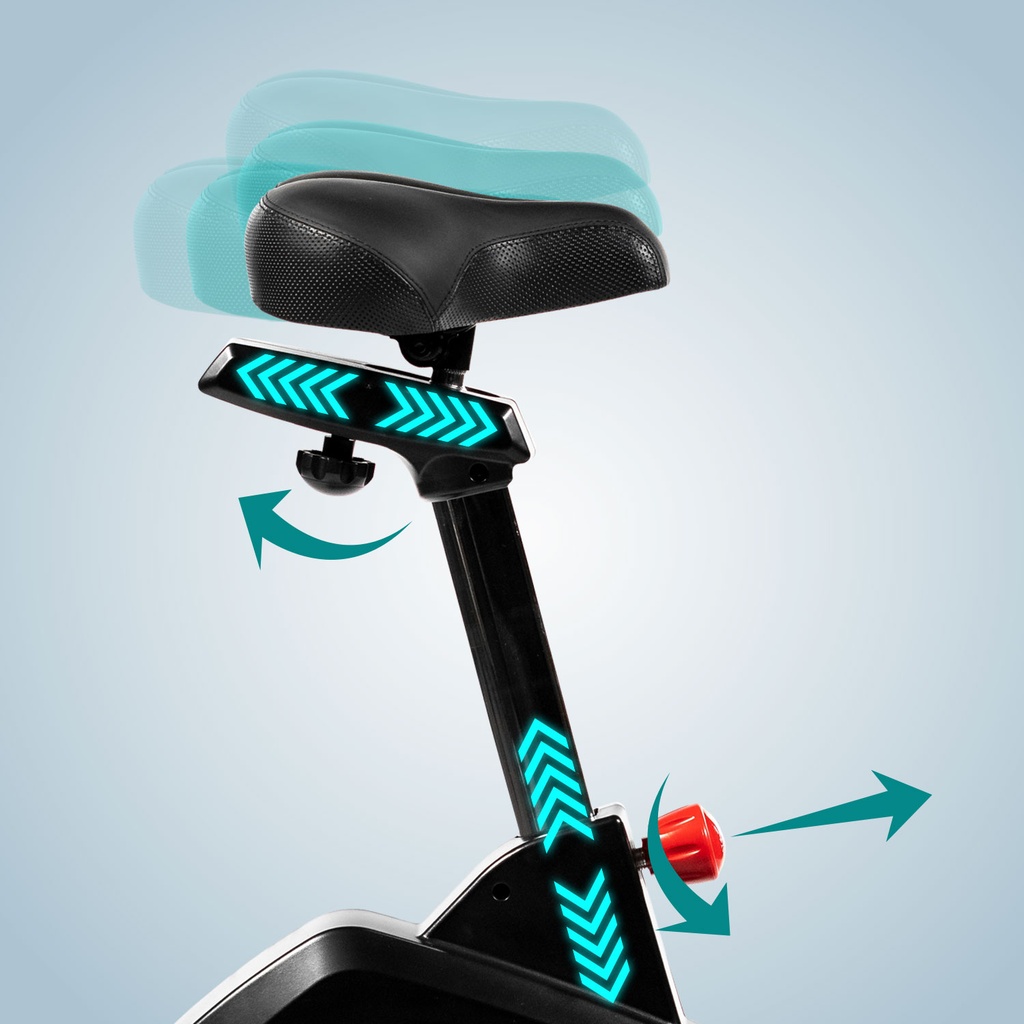 asviva-h22-heimtrainer-fitnessbike-verstellbarer-sitz