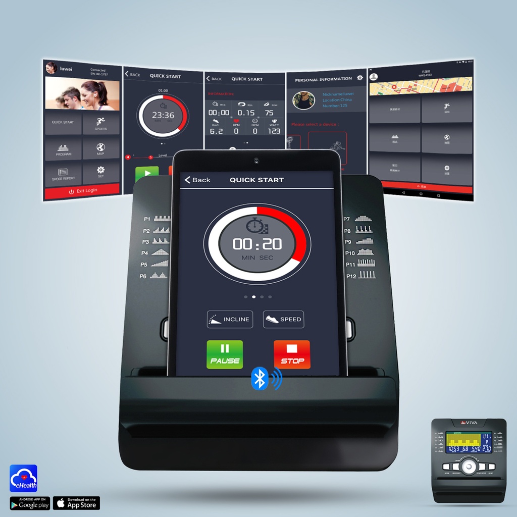 asviva-h22-heimtrainer-fitnessbike-halterung