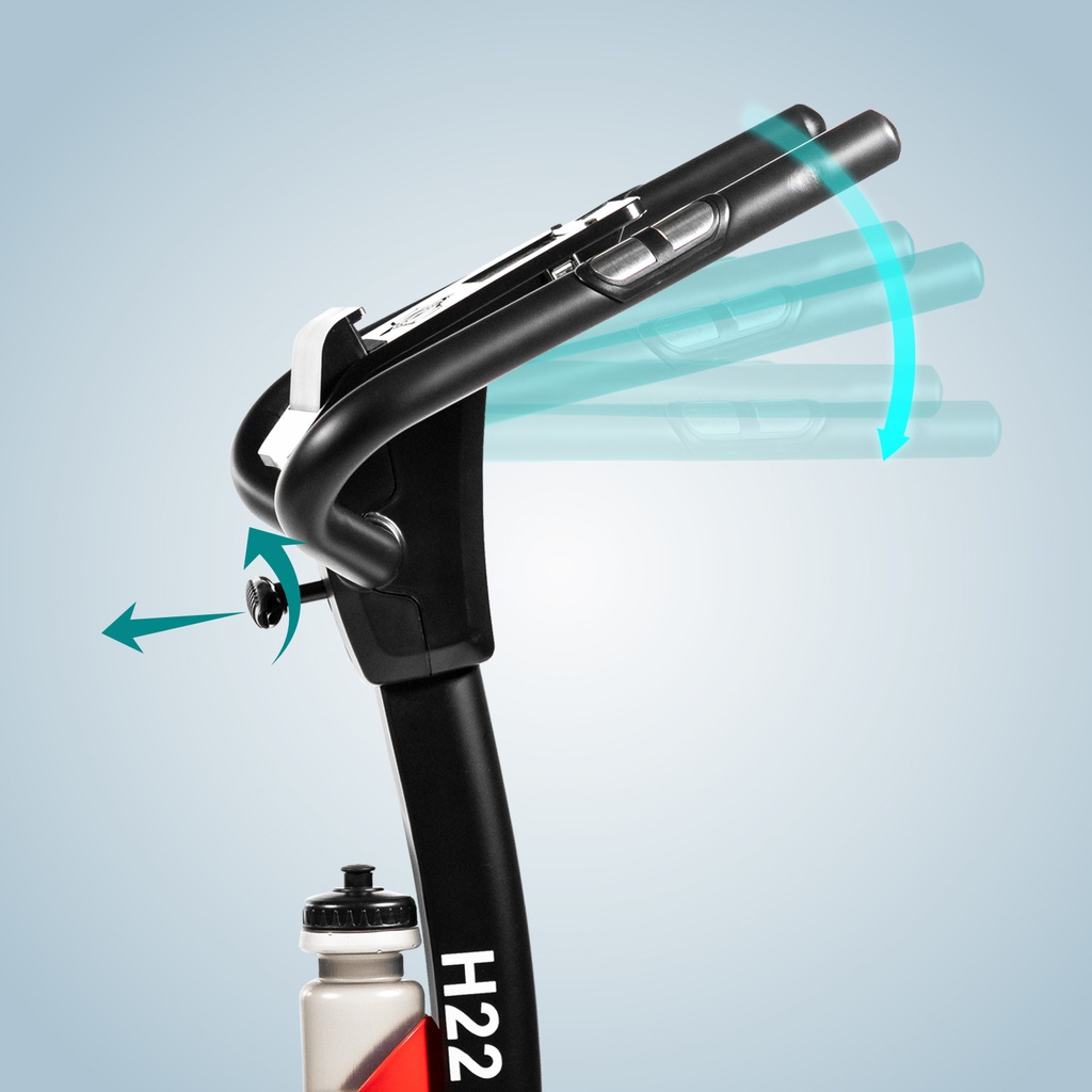 asviva-h22-heimtrainer-fitnessbike-verstellbarer-lenker