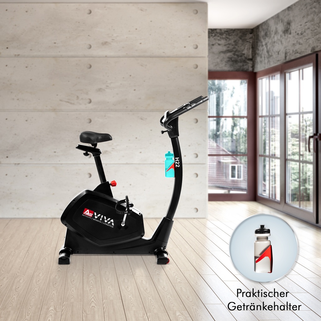 asviva-h22-heimtrainer-fitnessbike-getraenkehalter