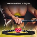 AsVIVA Rudergerät RA10 Pro im Studio inklusive Polar Pulsgurt zur präzisen Herzfrequenzmessung beim Training