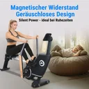 Magnetwiderstandssystem des AsVIVA Rudergeräts RA12 für leises und verschleißarmes Rudern
