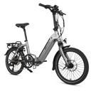 E-Bike Klapprad Stadtfalter B13 ABW – Seitenansicht grau