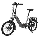 E-Bike Klapprad Stadtfalter B13 ABW – Ansicht schräg vorne grau