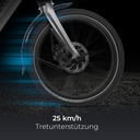 E-Bike Klapprad Stadtfalter B13 ABW – Laufrad 25 km/h grau
