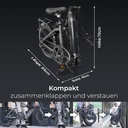 E-Bike Klapprad Stadtfalter B13 ABW – Kompakt geklappt grau