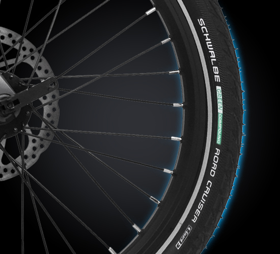 6-Gang-Shimano-Tourney-Schaltung & Schwalbe-Reifen
