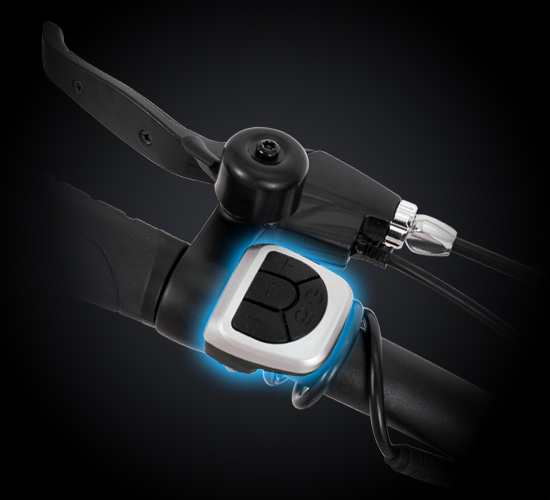 E-Bike Klapprad Stadtfalter B13 ABW – Bedienteil am Lenker