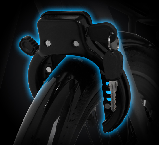 E-Bike Klapprad Stadtfalter B13 ABW – Rahmenschloss