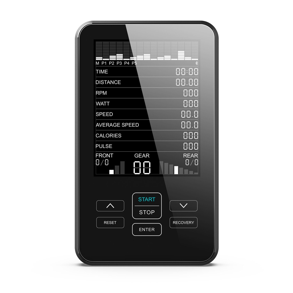 Speedbike Power S18 Pro (Modell YK-TC20018) – LCD-Sportcomputer