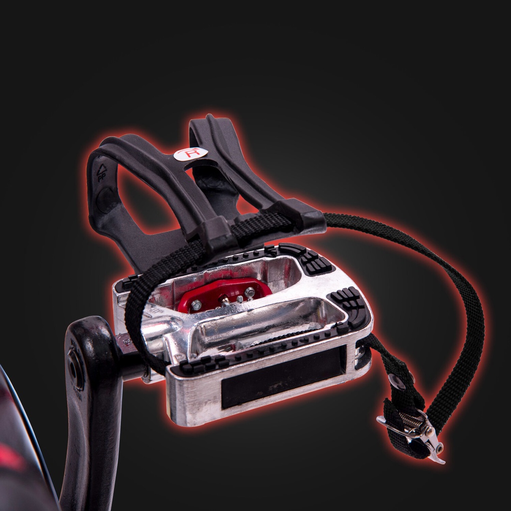 Speedbike Power S18 Pro (Modell YK-TC20018) – Pedal mit Riemen