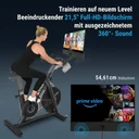 Großes Display des AsVIVA Speedbike S11S zeigt alle wichtigen Trainingswerte übersichtlich an