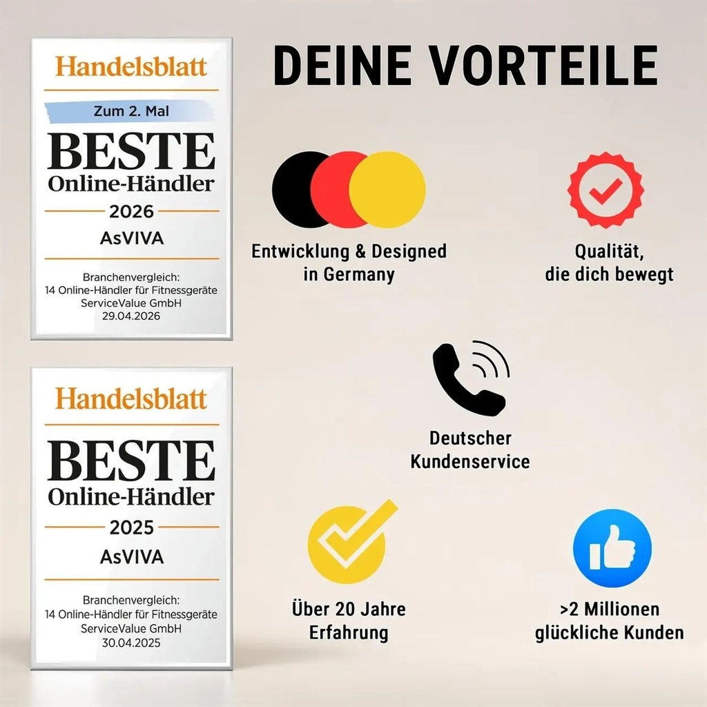 AsVIVA Ergometer Smart Fit H22 - Produktansicht