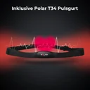 Kompatibilität mit Polar Pulsgurt zur präzisen Herzfrequenzmessung am AsVIVA Crosstrainer C29 Step