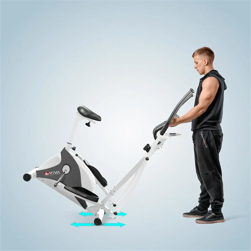 2in1 Crosstrainer & Heimtrainer C16 – Transportrollen