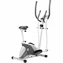 Der AsVIVA Crosstrainer C16 in der kompletten Gesamtansicht als 2in1 Crosstrainer und Heimtrainer