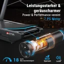 AsVIVA Laufband T23 Pro Climb Treadmill - Antrieb und Akku
