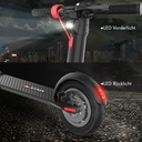 LED-Beleuchtung des AsVIVA ES01 E-Scooters für gute Sicht bei Dunkelheit