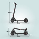Abmessungen und Maße des AsVIVA ES01 E-Scooters im Überblick