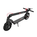Der AsVIVA ES01 E-Scooter zusammengeklappt in der Schrägansicht