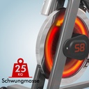 Schwungmasse des AsVIVA Speedbike Power Trainer S8 Pro für einen ruhigen und leisen Rundlauf Schwungmasse des AsVIVA Speedbike Power Trainer S8 Pro für einen ruhigen und leisen Rundlauf