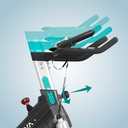 Verstellbarer Lenker des AsVIVA Speedbike Power Trainer S8 Pro mit sicherem Griff Verstellbarer Lenker des AsVIVA Speedbike Power Trainer S8 Pro mit sicherem Griff