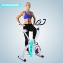 Niedrige Einstiegshöhe des AsVIVA Heimtrainers H14 in Weiß für bequemes und sicheres Aufsteigen