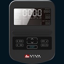 Übersichtlicher Trainingscomputer mit Display am AsVIVA Ergometer Ride H24 zur Anzeige aller Trainingswerte