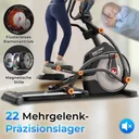 Präzise Kugellager des AsVIVA Crosstrainers E50 Pro für einen ruhigen und leisen Rundlauf