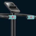Integrierte Handpuls-Sensoren am Lenker des AsVIVA Ergometers Ride H24 für die Pulsmessung während des Trainings