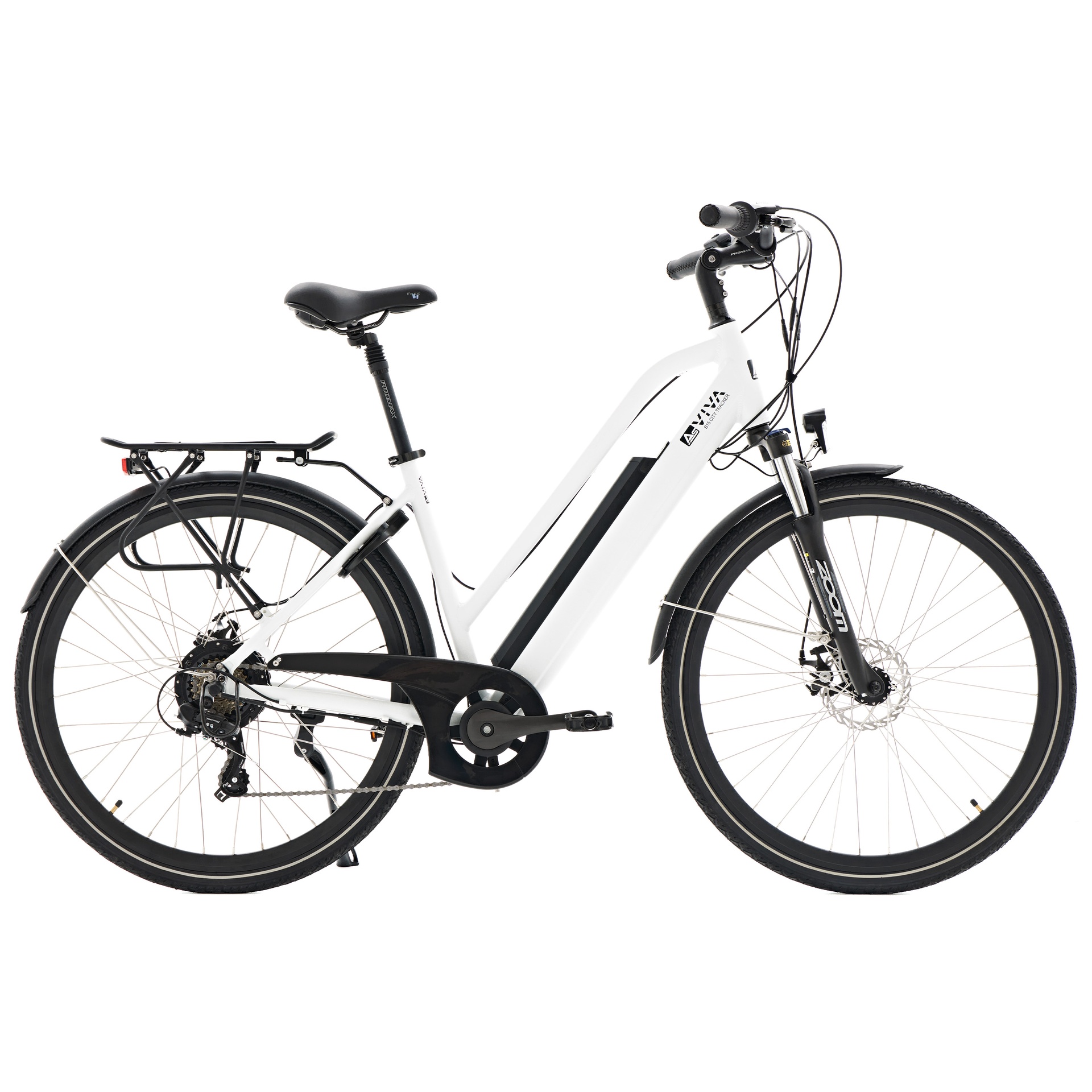 City E-Bike B15 – 28 Zoll – Grau/Weiß – Grau