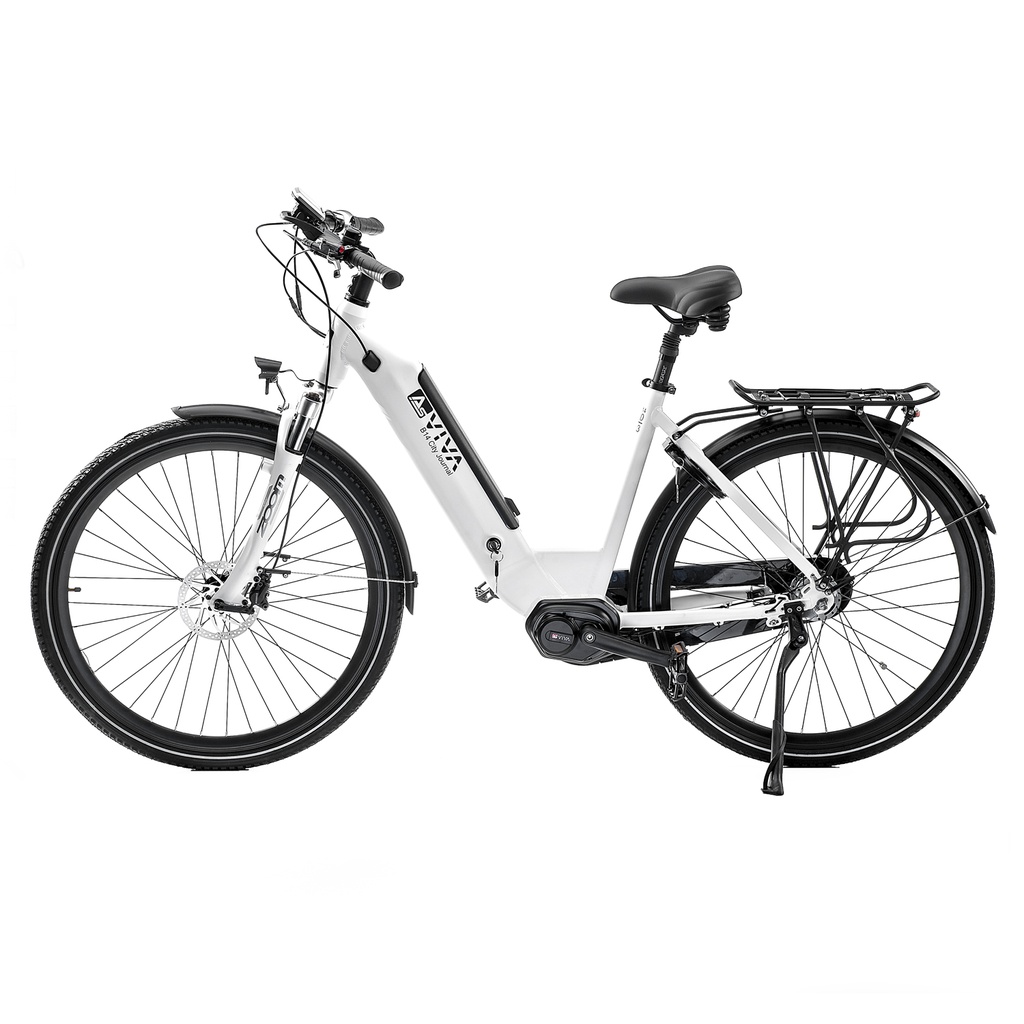 City E-Bike Stadtfalter B14 – 28 Zoll – Weiß - Produktansicht