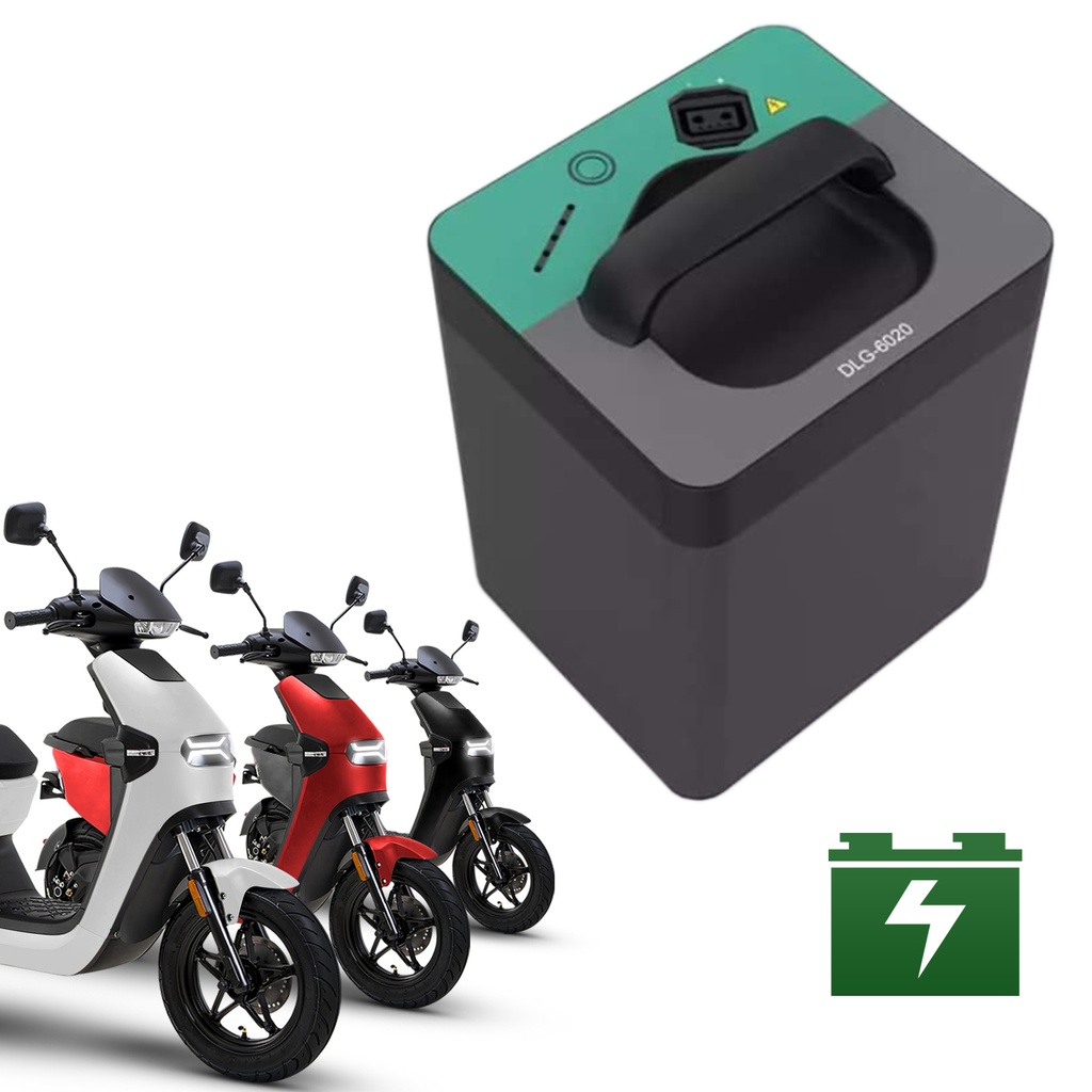 [EM1_X1] AsVIVA EM1 E-Roller 60V 20Ah Panasonic Akku - Antrieb und Akku